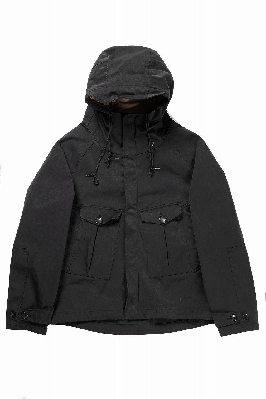 Load image into Gallery viewer, Ten c TEMPEST ANORAK JACKET / GARMENT DYED OJJ (NERO)