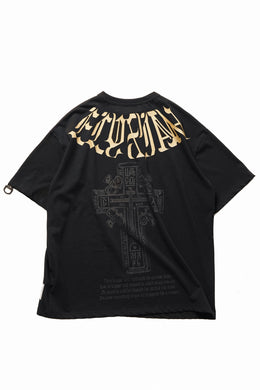beauty : beast ESSENTIAL GRAPHIC LINE TEE (CROSS / BLACK)