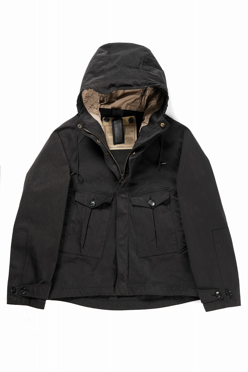 Load image into Gallery viewer, Ten c TEMPEST ANORAK JACKET / GARMENT DYED OJJ (NERO)