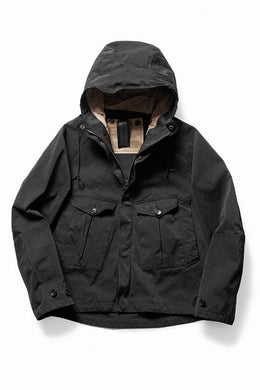 Ten c TEMPEST ANORAK JACKET / GARMENT DYED OJJ (NERO)