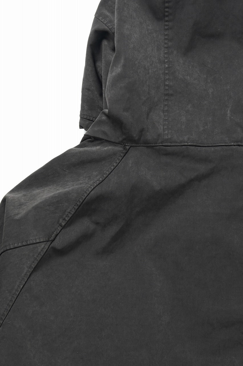 Load image into Gallery viewer, Ten c TEMPEST ANORAK JACKET / GARMENT DYED OJJ (NERO)