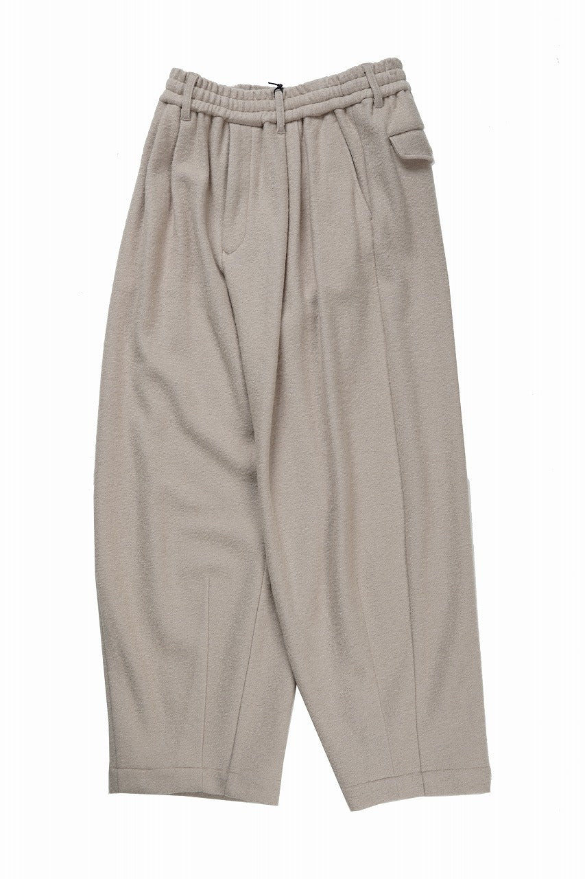 F/CE. OVERSIZED EASY PANTS / FLEX DART JERSEY (IVORY)