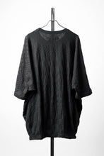 画像をギャラリービューアに読み込む, A.F ARTEFACT GRADIENT PLAID PATTERN DOLMAN TEE (BLACK)