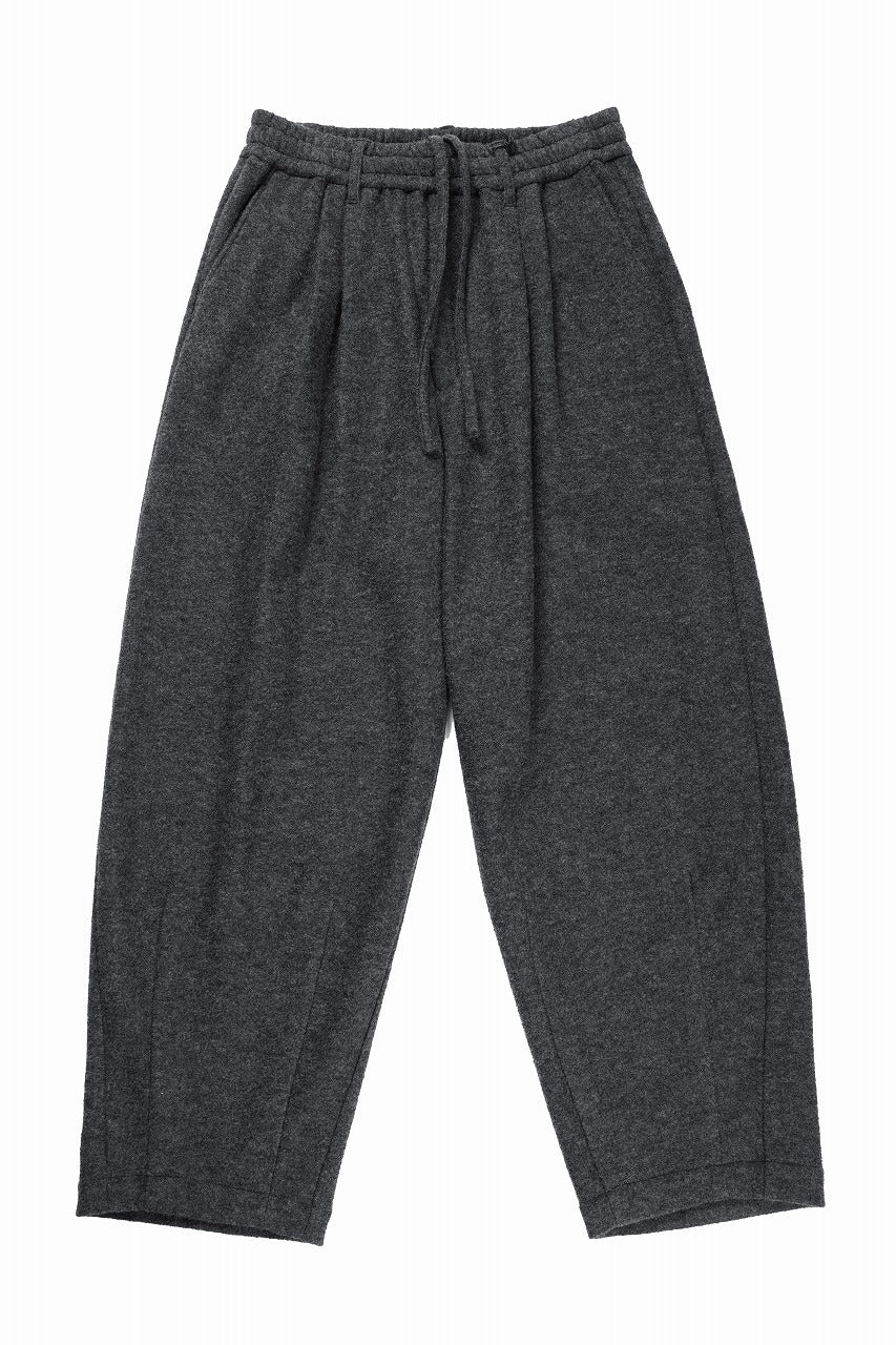 F/CE. OVERSIZED EASY PANTS / FLEX DART JERSEY (CHARCOAL)