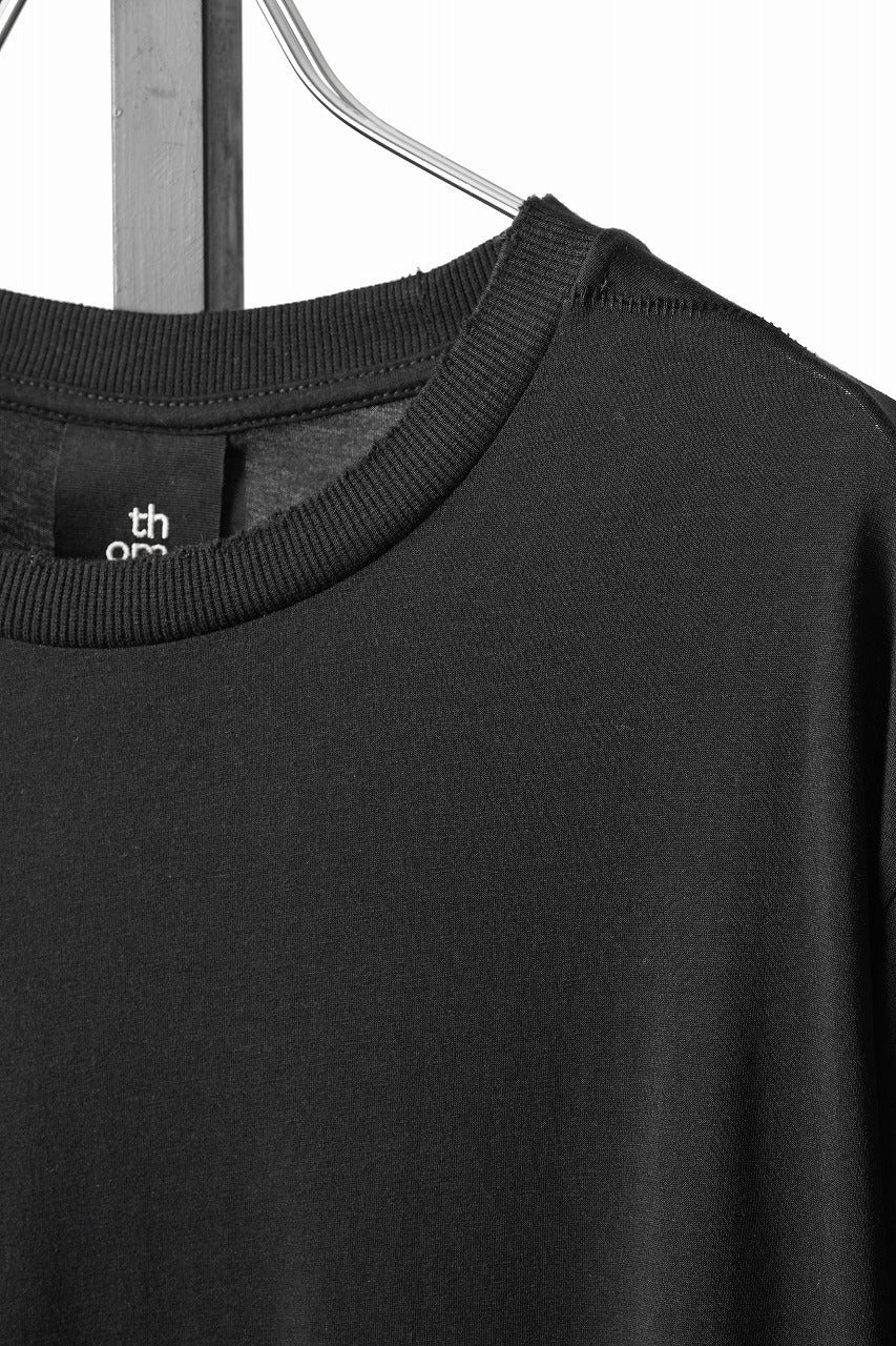 画像をギャラリービューアに読み込む, thom/krom ROUND NECK T-SHIRT / SLIM FIT (BLACK)