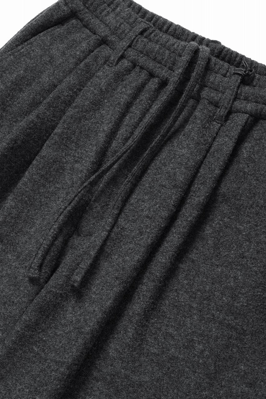 F/CE. OVERSIZED EASY PANTS / FLEX DART JERSEY (CHARCOAL)
