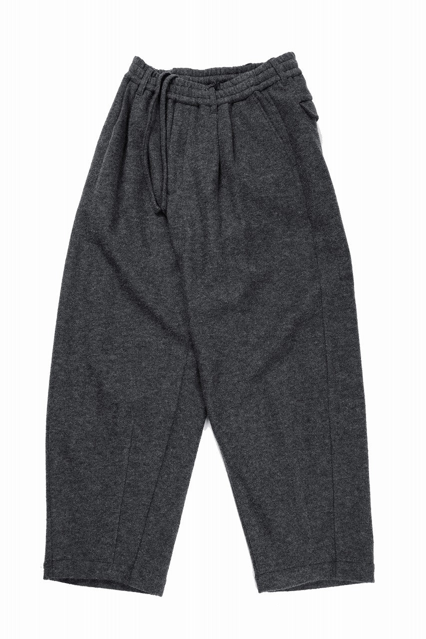 F/CE. OVERSIZED EASY PANTS / FLEX DART JERSEY (CHARCOAL)
