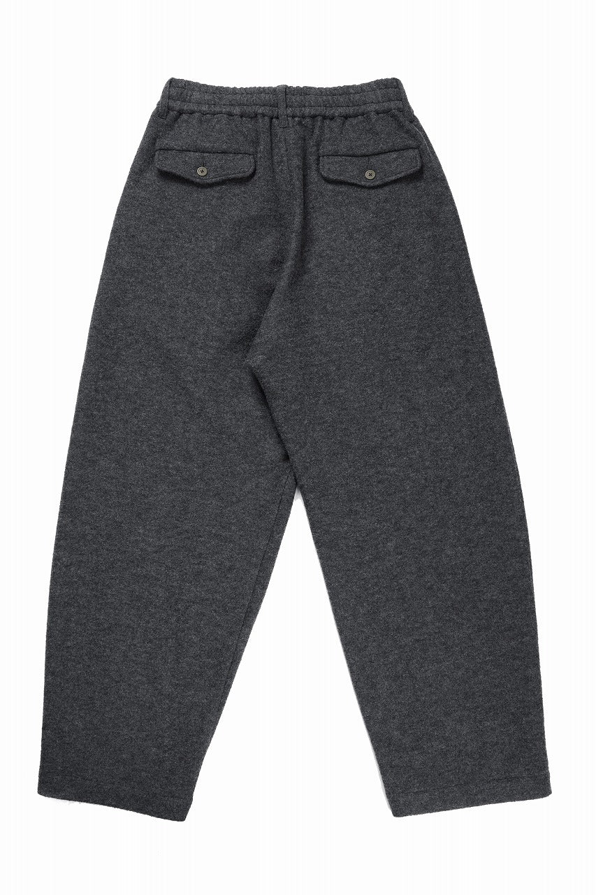 F/CE. OVERSIZED EASY PANTS / FLEX DART JERSEY (CHARCOAL)