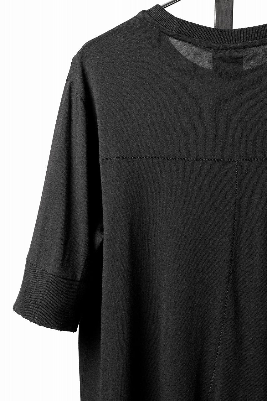 画像をギャラリービューアに読み込む, thom/krom ROUND NECK T-SHIRT / SLIM FIT (BLACK)