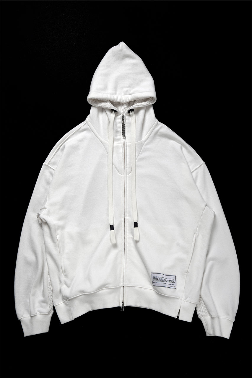 画像をギャラリービューアに読み込む, beauty : beast FRONT ZIP HOODIE (OFF WHITE)
