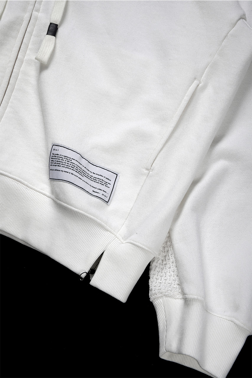 画像をギャラリービューアに読み込む, beauty : beast FRONT ZIP HOODIE (OFF WHITE)