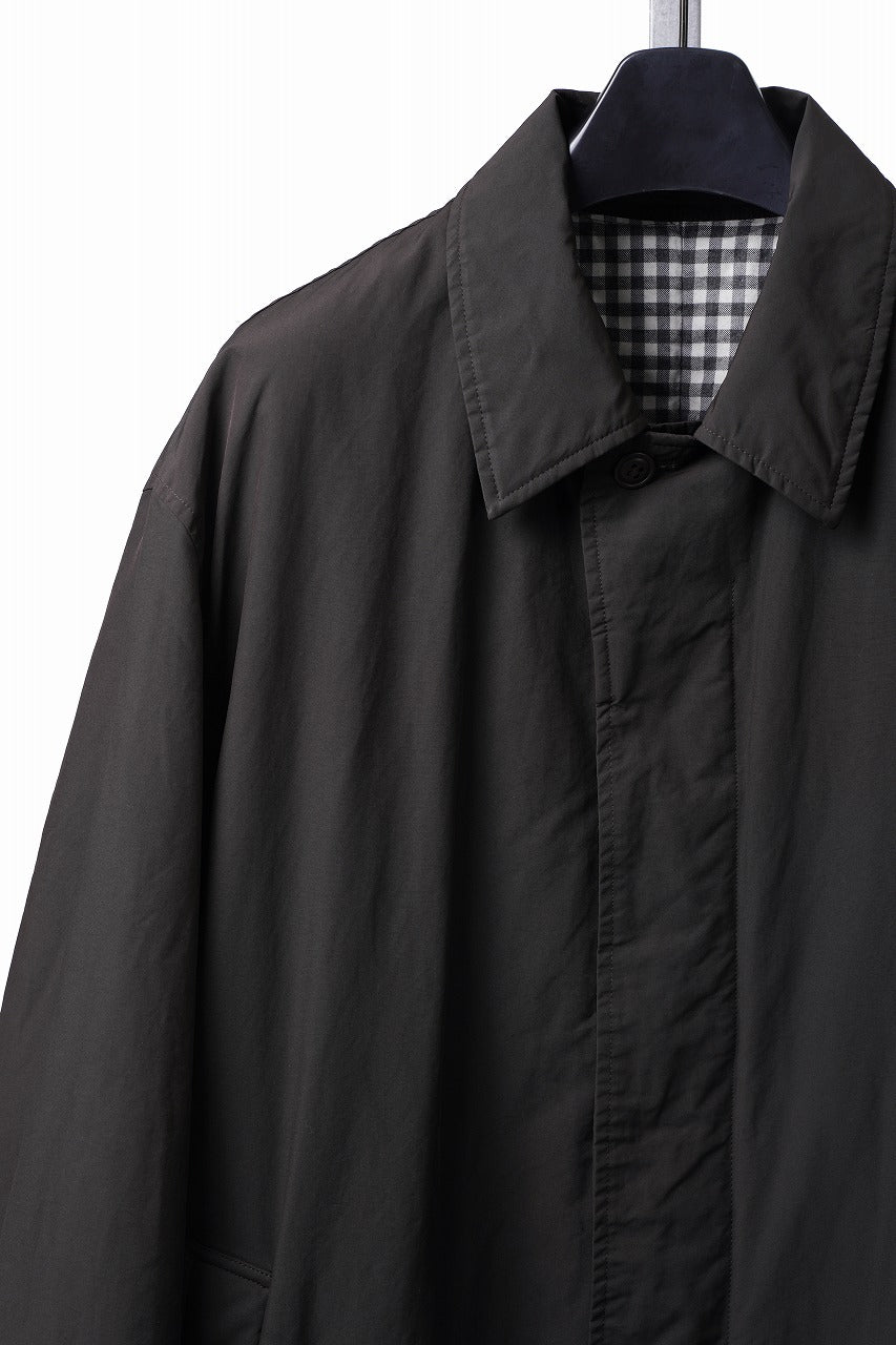画像をギャラリービューアに読み込む, PORTER CLASSIC WEATHER SOUTIEN COLLAR COAT (BROWN)