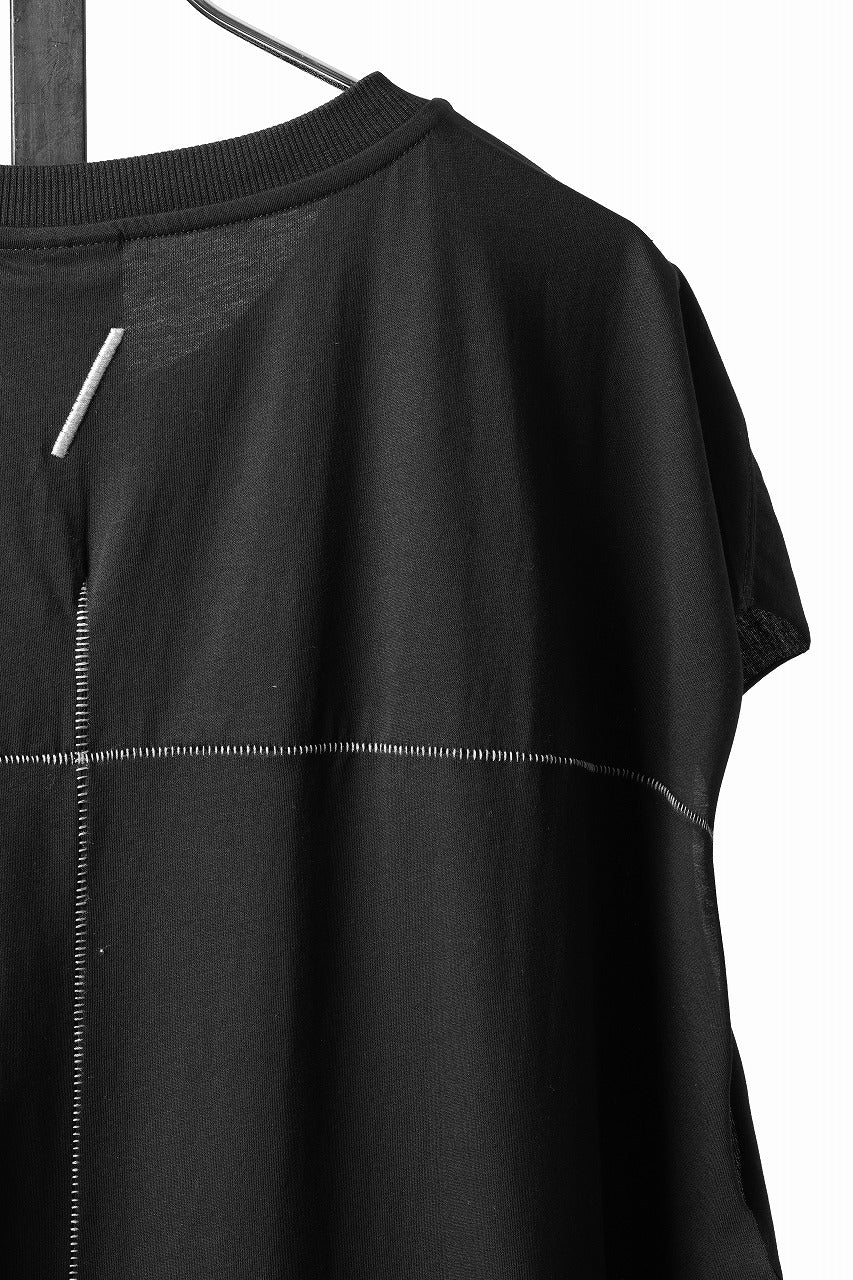 thom/krom FRENCH SLEEVE T-SHIRT / OVERSIZED FIT (BLACK)の商品