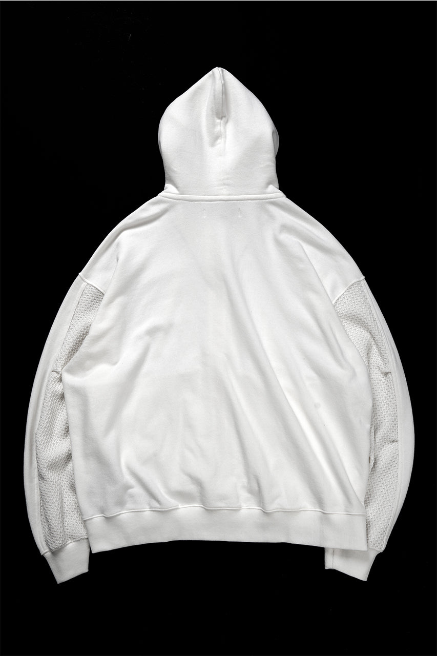 beauty : beast FRONT ZIP HOODIE (OFF WHITE)