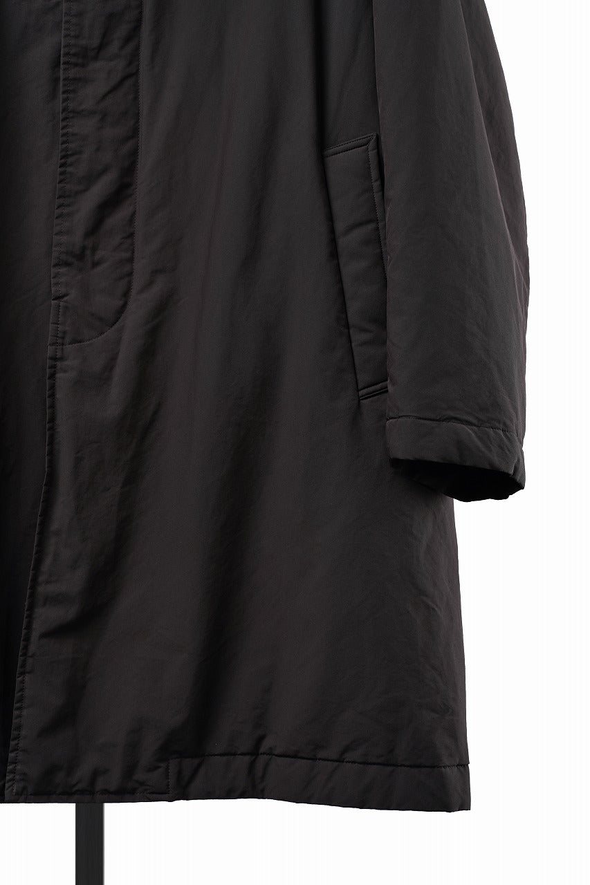 画像をギャラリービューアに読み込む, PORTER CLASSIC WEATHER SOUTIEN COLLAR COAT (BROWN)