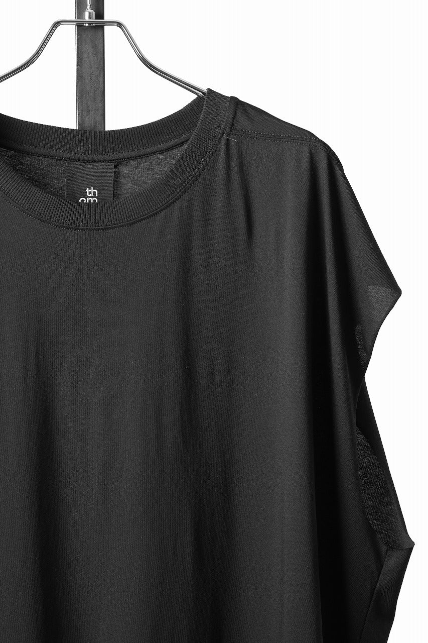 thom/krom FRENCH SLEEVE T-SHIRT / OVERSIZED FIT (BLACK)の商品