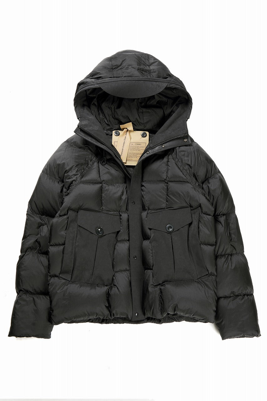 Load image into Gallery viewer, Ten c CHINOOK COMBO DOWN JACKET (NERO)