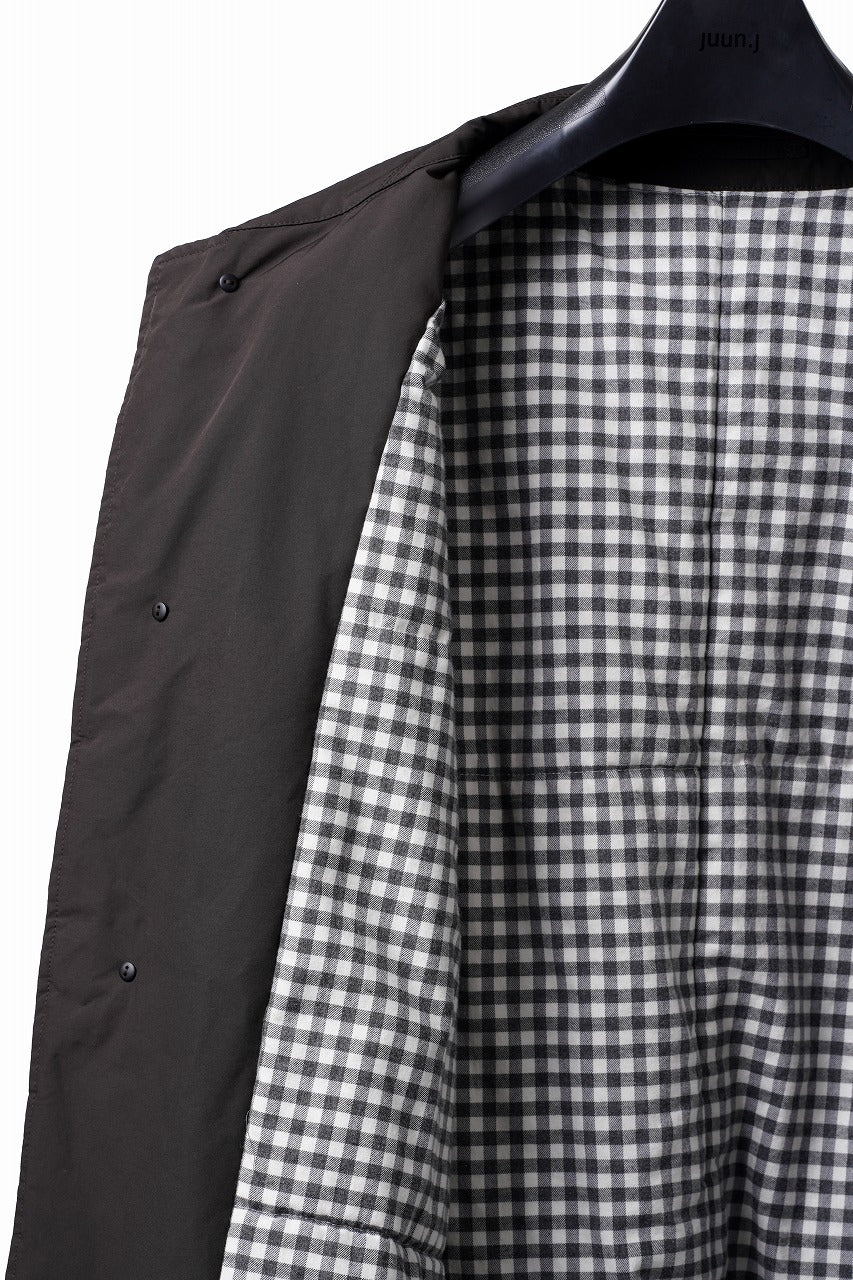 画像をギャラリービューアに読み込む, PORTER CLASSIC WEATHER SOUTIEN COLLAR COAT (BROWN)