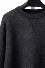 Load image into Gallery viewer, PORTER CLASSIC BABY ALPACA / CASHMERE DOUBLE FACE CREWNECK (CHARCOAL GREY)