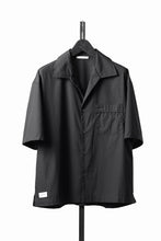 画像をギャラリービューアに読み込む, entire studios SS OPEN COLLAR SHIRT (BLACK)