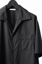画像をギャラリービューアに読み込む, entire studios SS OPEN COLLAR SHIRT (BLACK)