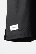 画像をギャラリービューアに読み込む, entire studios SS OPEN COLLAR SHIRT (BLACK)