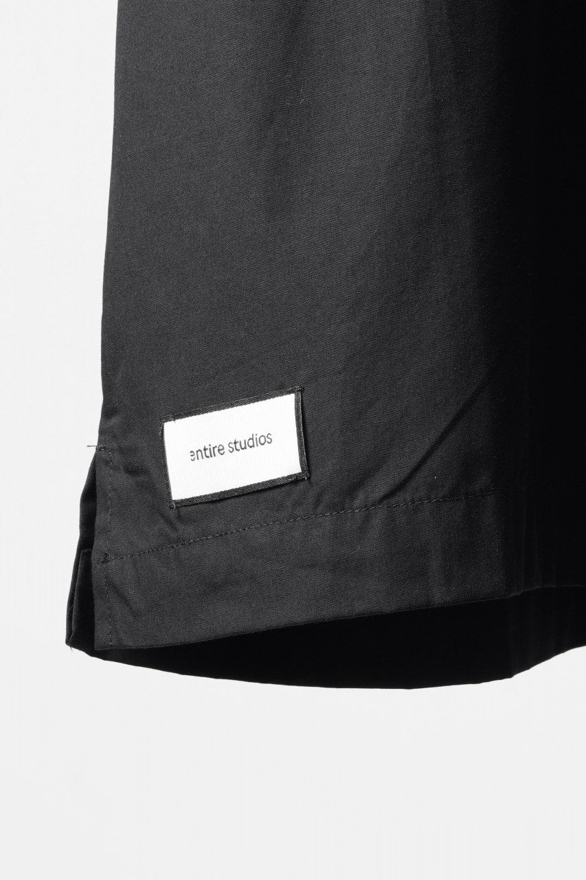 画像をギャラリービューアに読み込む, entire studios SS OPEN COLLAR SHIRT (BLACK)