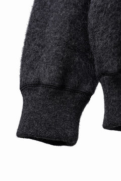 Load image into Gallery viewer, PORTER CLASSIC BABY ALPACA / CASHMERE DOUBLE FACE CREWNECK (CHARCOAL GREY)