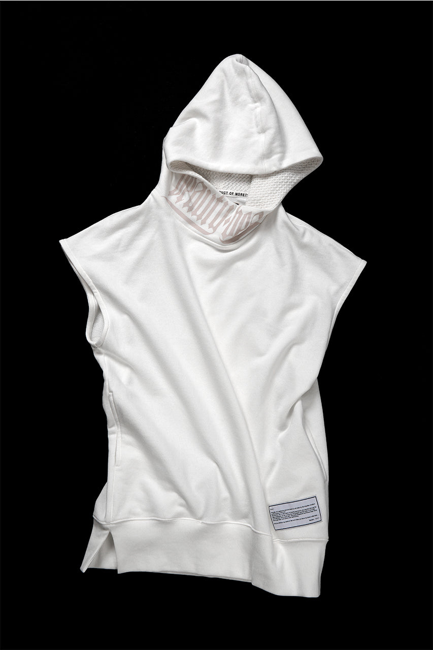 画像をギャラリービューアに読み込む, beauty : beast ESSENTIAL SLEEVELESS HI-HOODIE (OFF WHITE)