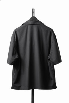 画像をギャラリービューアに読み込む, entire studios SS OPEN COLLAR SHIRT (BLACK)