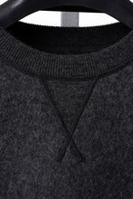 Load image into Gallery viewer, PORTER CLASSIC BABY ALPACA / CASHMERE DOUBLE FACE CREWNECK (CHARCOAL GREY)