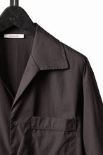 画像をギャラリービューアに読み込む, entire studios SS OPEN COLLAR SHIRT (BRUNETTE)