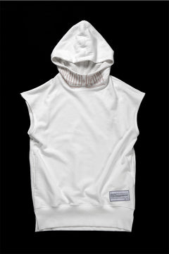 画像をギャラリービューアに読み込む, beauty : beast ESSENTIAL SLEEVELESS HI-HOODIE (OFF WHITE)