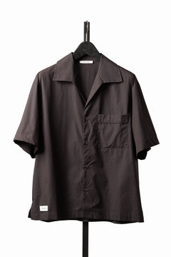画像をギャラリービューアに読み込む, entire studios SS OPEN COLLAR SHIRT (BRUNETTE)