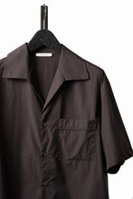 画像をギャラリービューアに読み込む, entire studios SS OPEN COLLAR SHIRT (BRUNETTE)