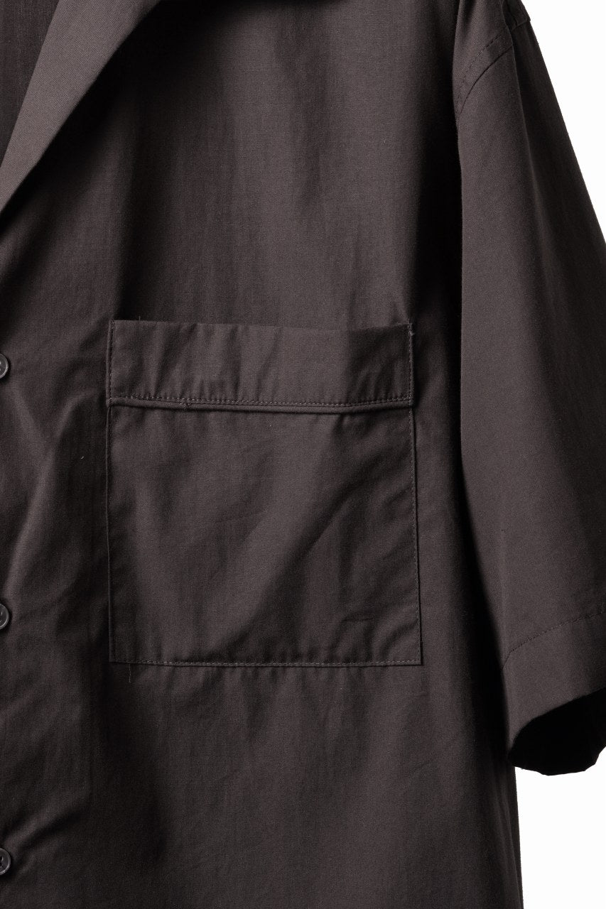 画像をギャラリービューアに読み込む, entire studios SS OPEN COLLAR SHIRT (BRUNETTE)