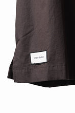 画像をギャラリービューアに読み込む, entire studios SS OPEN COLLAR SHIRT (BRUNETTE)