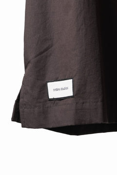 画像をギャラリービューアに読み込む, entire studios SS OPEN COLLAR SHIRT (BRUNETTE)