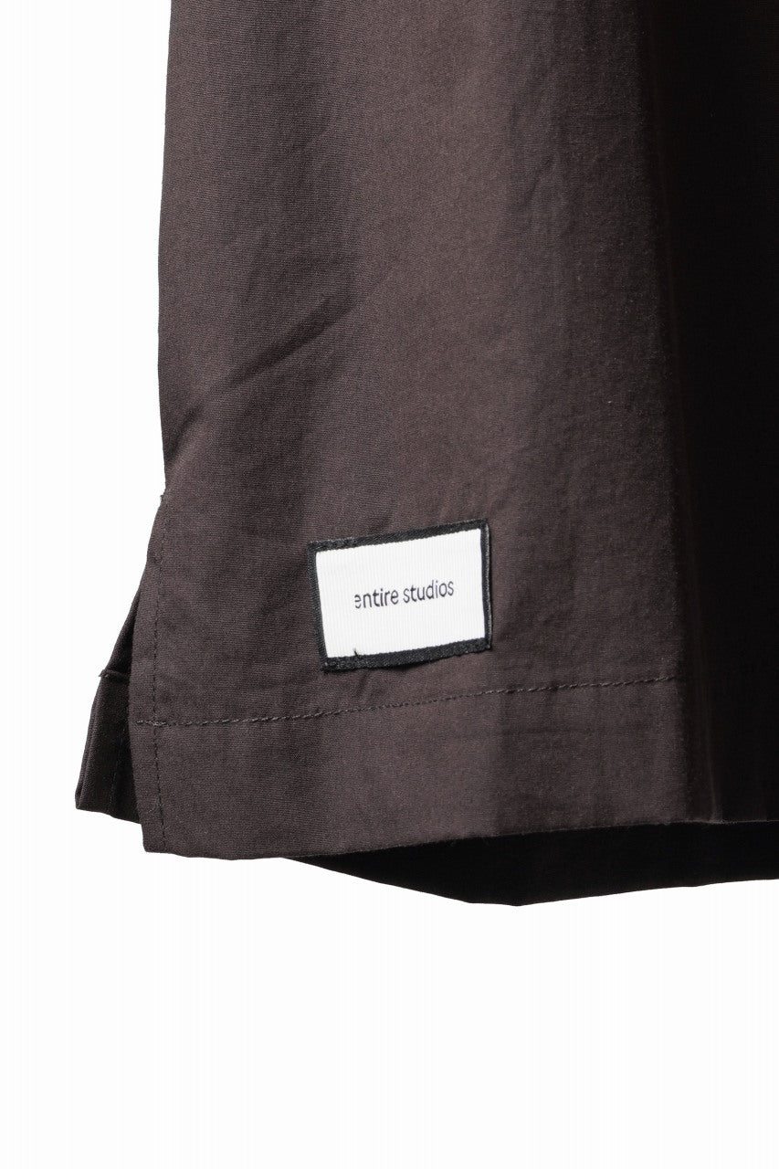 画像をギャラリービューアに読み込む, entire studios SS OPEN COLLAR SHIRT (BRUNETTE)