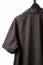 画像をギャラリービューアに読み込む, entire studios SS OPEN COLLAR SHIRT (BRUNETTE)