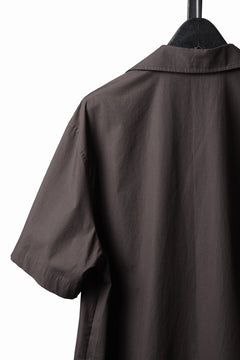 画像をギャラリービューアに読み込む, entire studios SS OPEN COLLAR SHIRT (BRUNETTE)