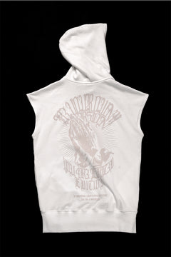 画像をギャラリービューアに読み込む, beauty : beast ESSENTIAL SLEEVELESS HI-HOODIE (OFF WHITE)