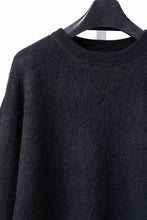 Load image into Gallery viewer, PORTER CLASSIC BABY ALPACA / CASHMERE DOUBLE FACE CREWNECK (BLACK)