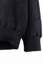 Load image into Gallery viewer, PORTER CLASSIC BABY ALPACA / CASHMERE DOUBLE FACE CREWNECK (BLACK)