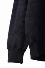 Load image into Gallery viewer, PORTER CLASSIC BABY ALPACA / CASHMERE DOUBLE FACE CREWNECK (BLACK)