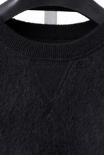 Load image into Gallery viewer, PORTER CLASSIC BABY ALPACA / CASHMERE DOUBLE FACE CREWNECK (BLACK)