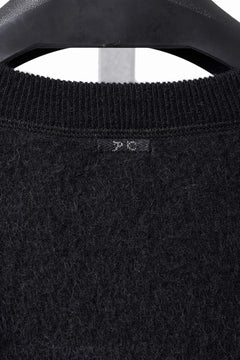 Load image into Gallery viewer, PORTER CLASSIC BABY ALPACA / CASHMERE DOUBLE FACE CREWNECK (BLACK)
