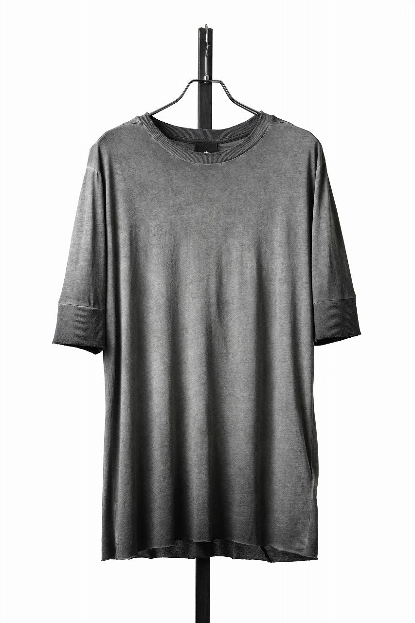 画像をギャラリービューアに読み込む, thom/krom ROUND NECK T-SHIRT / SLIM FIT (COLD DYE GREY)