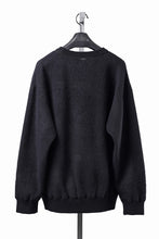 Load image into Gallery viewer, PORTER CLASSIC BABY ALPACA / CASHMERE DOUBLE FACE CREWNECK (BLACK)