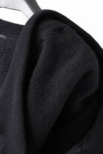 Load image into Gallery viewer, PORTER CLASSIC BABY ALPACA / CASHMERE DOUBLE FACE CREWNECK (BLACK)